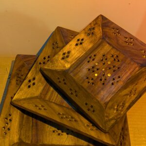 Lerili megamall Wooden Serving Tray Set