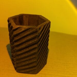 Lerili Megamall Handmade Wooden Carved Brush Holder